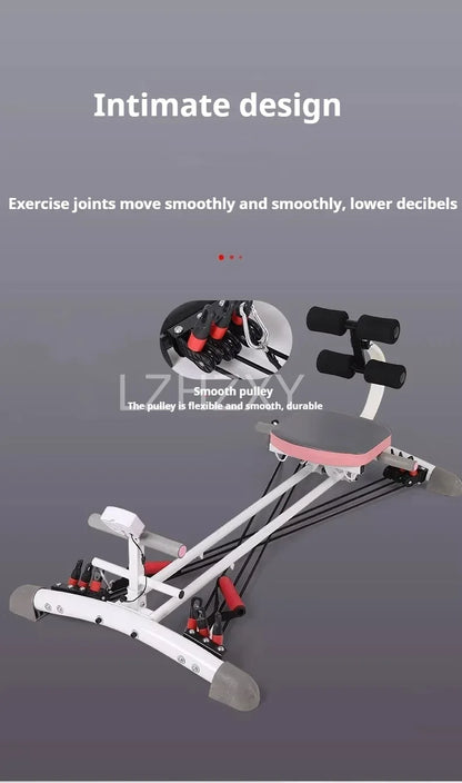 Multi-functional rowing machine sit-up abdominal wheel full-body weight loss and fitness equipment rowing fitness equipment