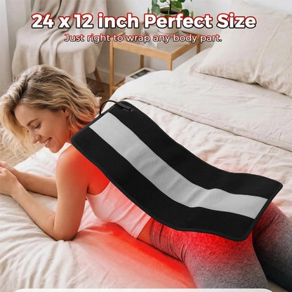 Updated Red Light Therapy Pad 242 LEDs 660&850 nm Infrared Light For Waist Back Shoulder Muscle Pain Relief Relax Body Device