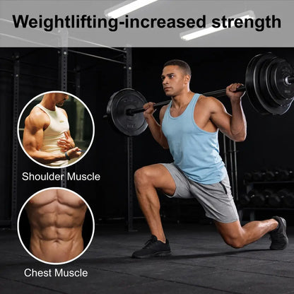 RELIFE Adjustable Barbell Set Total Weight Set for Lifting, 45 LB Weight Bar Set with Adjustable Free Weights for Workout