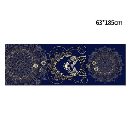 Yoga Studio Portable Printed Yoga Towel Custom Non-slip Environmental Protection Digital Printed Yoga Towel Yoga mat Towel