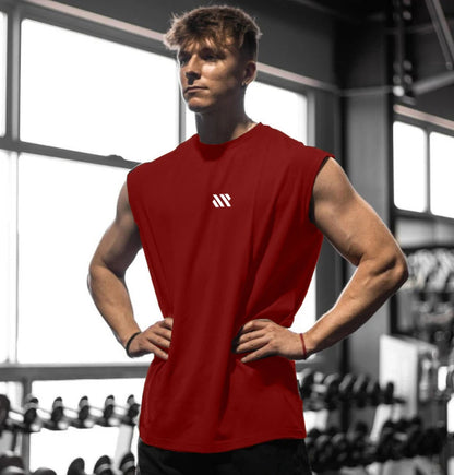 Men's Sleeveless Sports Shirt, Gym Fitness, Running, Quick Drying Vest, Breathable, Loose, Training, Summer Men's Wear