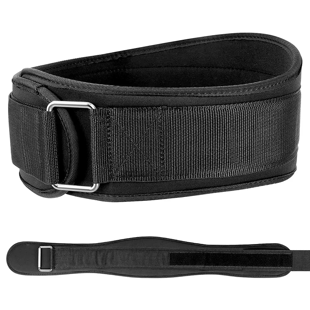 Weight Lifting Belt Back Support Workout Belt with Metal Buckle for Men Women Gym Squats Deadlifts Powerlifting Cross Training