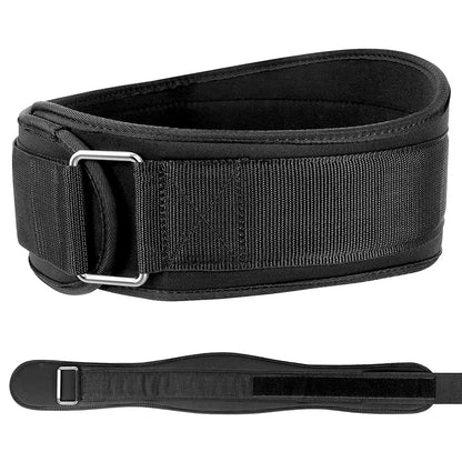 Weight Lifting Belt Back Support Workout Belt with Metal Buckle for Men Women Gym Squats Deadlifts Powerlifting Cross Training