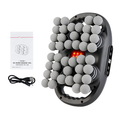 42 Heads Fascia Gun High-Frequency Vibration Deep Body Massage Device Back Waist Thigh Massager Neck Shoulder Muscle masajeador