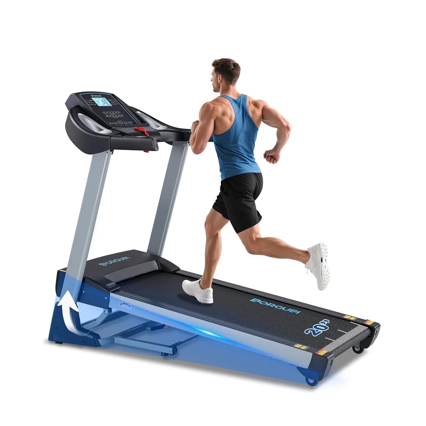 Foldable Treadmill,Auto Incline & Heavy Duty & Wide Belt,Home Workout, Custom