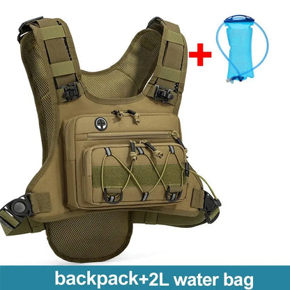 Running Chest Pack Hydration Vest For Cycling Hiking Bicycle Race Marathon Bag Men Women Sports Tactical Pouch Camping Backpack