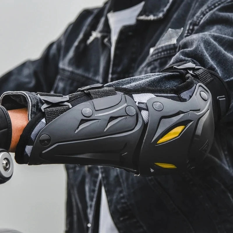 Knee Elbow Pads Windproof Crashproof All Season Protective Gear for Off-Road Racing MTB Motorcycle Electric Bike Rider Equipment