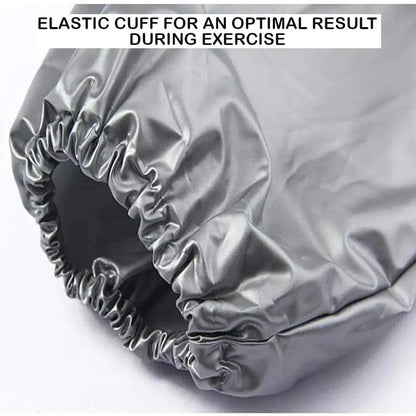 Sport Suit Men Women PVC Sauna Suit Long Sleeve Elastic Waist Summer Men's Top Pants Set Sweat Suit Weight Loss Fitness Clothing