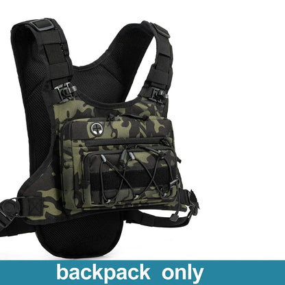 Running Chest Pack Hydration Vest For Cycling Hiking Bicycle Race Marathon Bag Men Women Sports Tactical Pouch Camping Backpack