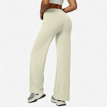 Yoga Fitness Wide Leg Pants Women 2026 Sexy High Waist Hip Lifting Gym Leggings Woman Quick Drying Running Sports Trousers Mujer