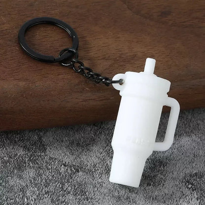 Stylish 4 Styles Mini Fitness Equipment Keychain Unisex Multiple Options Available Bag Key Hanging Trinket Perfect Gift Keyring