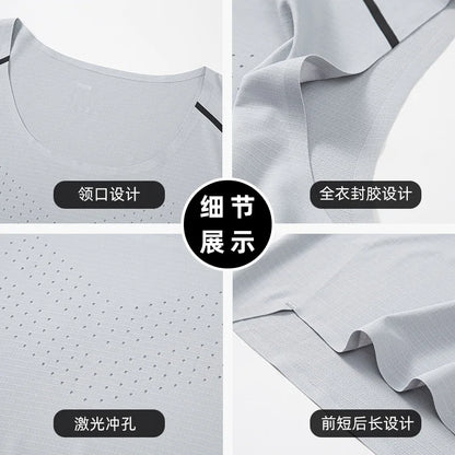 Fitness Vest Men Marathon Lightweight Women Racerback Couple Running Quick Dry Tank Tops Gym Clothing Traning Sports Singlet Man