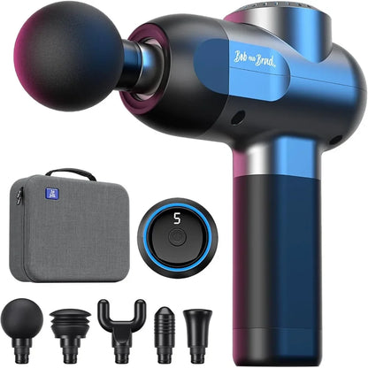 C2 Massage Gun: FSA Eligible Deep Tissue Percussion Massager with 5 Speeds and Heads for Athletes and Home Gym