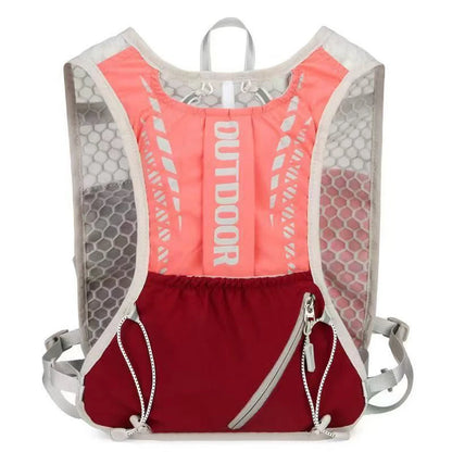 Lightweight Running Hydration Vest Reflective Trail Marathon Backpack with Bottle Pockets for Men Women Cycling Hiking