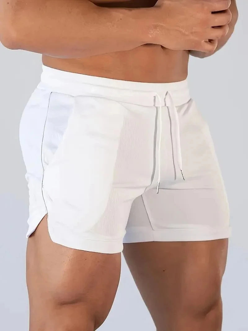 2025 Fitness Shorts Men's Running Fitness Training Quick drying Swimming Pants Beach Pants