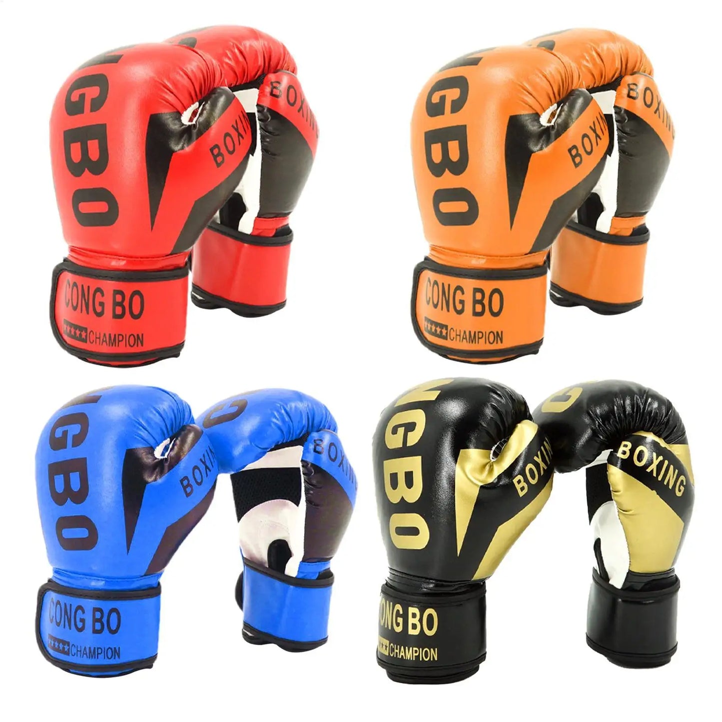 1 Pair Kids Boxing Gloves Children Punch Training Kickboxing Fighting Fitness Mitts Hitting PU Leather Hand Protector