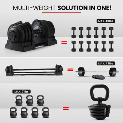 Multifunctional Adjustable Dumbbell Set, Custom