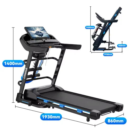 Foldable Steel Indoor Gym Equipment Home Use Eco-friendly Exercise Aerobic Walking Machine Gym Equipment Electric Treadmill