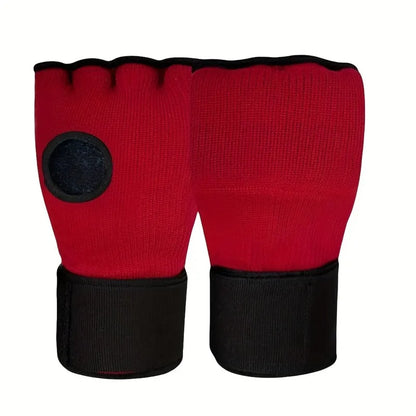 Mma Half-Finger Boxing Gloves Thickened Foam Padding Gym Sanda Muay Thai Fighting Training Hand Wrap Inner Gloves
