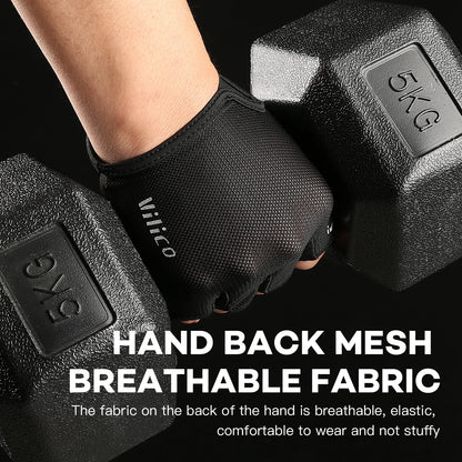 Fitness Half Finger Gloves for Men, Outdoor Tactical Training, Combat, Rolling Iron, Horizontal Bar, Wear resistant, Anti slip