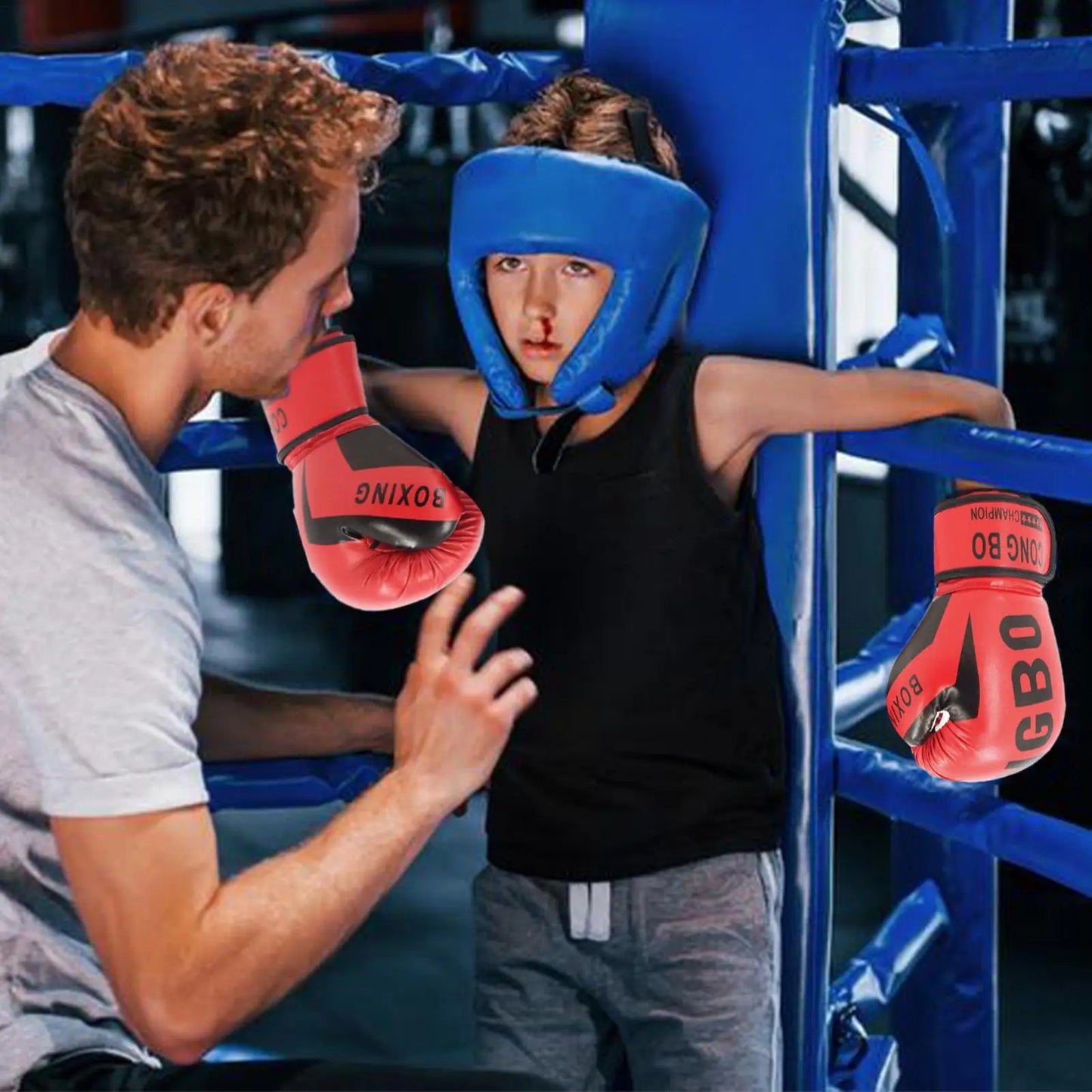 Boxing Gloves Adjustable Training Mitts For Girls Breathable Fight Gloves Soft Boxing Mitts Defender For Kick Boxing