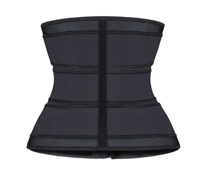 Women Waist Trimmer Triple Belts Waist Trainer Shapewear Tummy Control Slimming Fat Burning Body Shaper Compression Sheath Belts