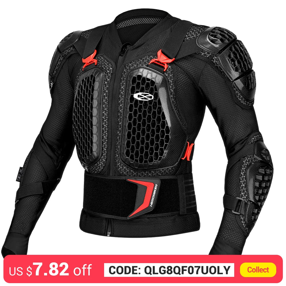 Motocross Armor Wear-Resistant Motorcycle Protector Anti-drop Motocross Enduro Riding Protective Motorcycle Equipment Full Body