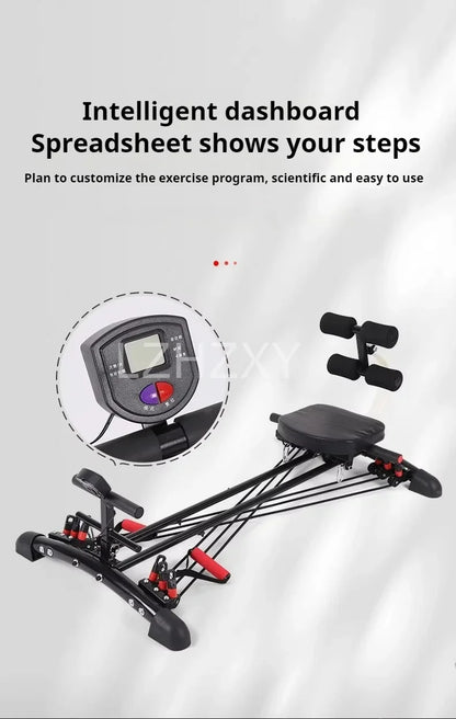 Multi-functional rowing machine sit-up abdominal wheel full-body weight loss and fitness equipment rowing fitness equipment