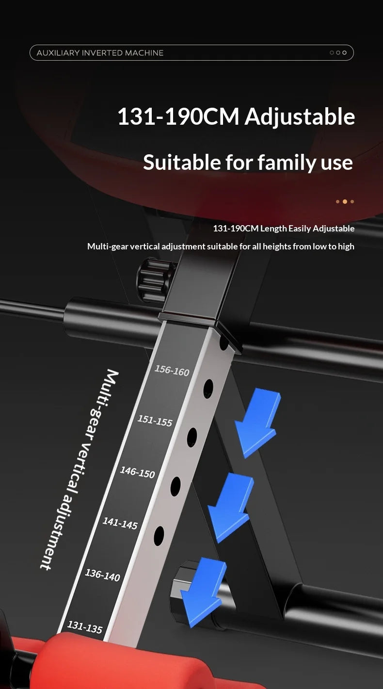 Home Inversion Table: Safe Stretching & Inversion, Body Hanging Device, Indoor Fitness Stretcher & Exerciser