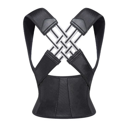 Back Brace Posture Support for Women and Men, Shoulder Straightener Adjustable Full Back Support Upper and Lower Back and Neck