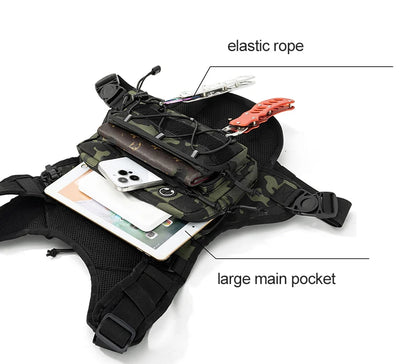 Running Chest Pack Hydration Vest For Cycling Hiking Bicycle Race Marathon Bag Men Women Sports Tactical Pouch Camping Backpack