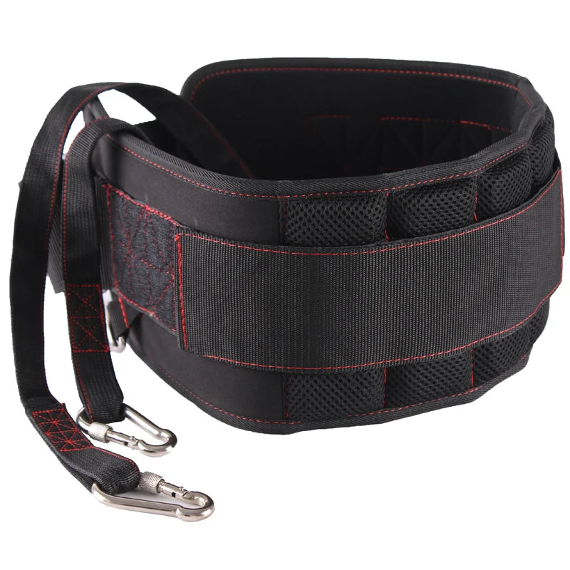Fitness Adjustable EVA Pull-Up Dip Belt Barbell Dumbbell Weighlifting Belts Gym Squat Powerlifting Belt Back Brace