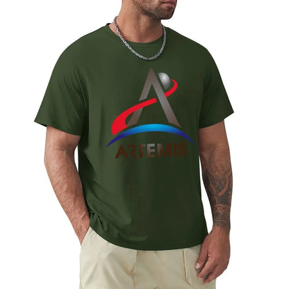 Artemis program T-Shirt anime korean fashion sublime clothing for men