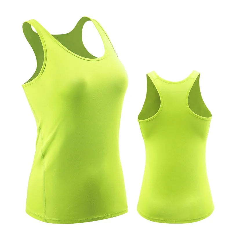 Women Fitness Top Workout Training Exercise Gym T Shirt Sport T-shirt Bodybuilding Yoga Running Backless Sleeveless Tee Vest J82