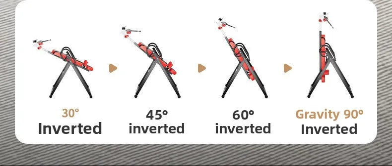 Home Inversion Table: Safe Stretching & Inversion, Body Hanging Device, Indoor Fitness Stretcher & Exerciser