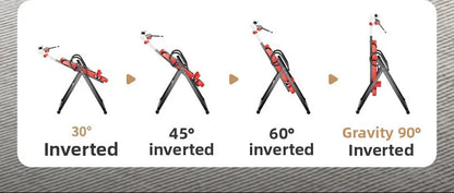 Home Inversion Table: Safe Stretching & Inversion, Body Hanging Device, Indoor Fitness Stretcher & Exerciser