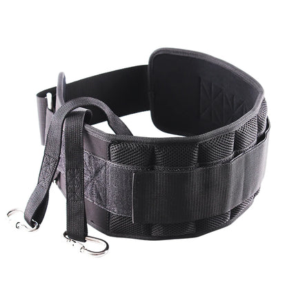 Fitness Adjustable EVA Pull-Up Dip Belt Barbell Dumbbell Weighlifting Belts Gym Squat Powerlifting Belt Back Brace