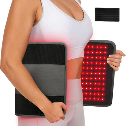 New Large Size 242LEDs Red Light Therapy Pad 660&850nm Near Infrared Light Therapy for Body Relax & Massage Muscles Pain Relief