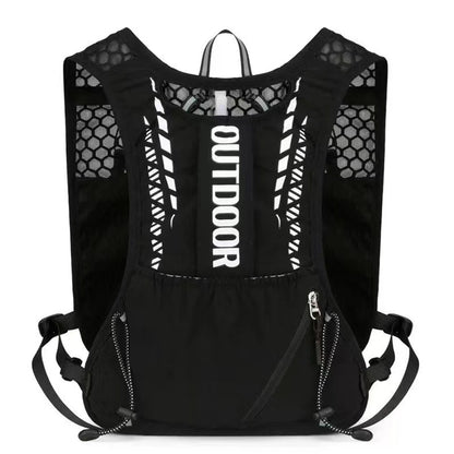 Lightweight Running Hydration Vest Reflective Trail Marathon Backpack with Bottle Pockets for Men Women Cycling Hiking