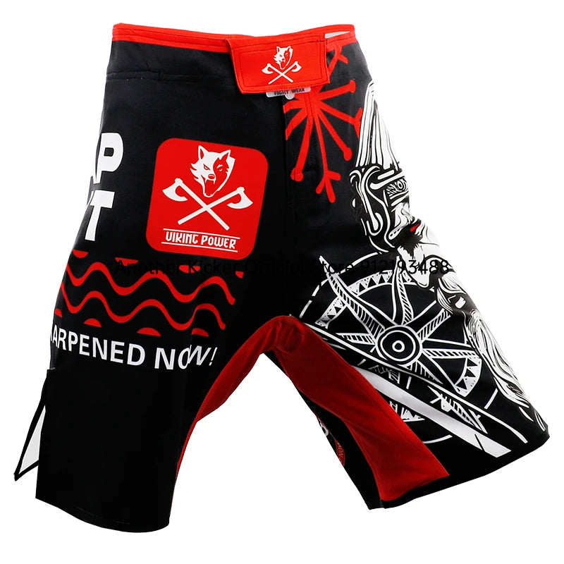Vszap MMA BJJ Shorts Comprehensive Fighting Training Pants Men's Muay Thai No Gi Judo Jiu Jitsu Sports Boxing Grappling Shorts