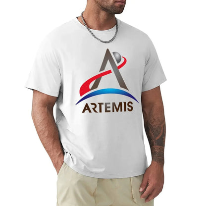 Artemis program T-Shirt anime korean fashion sublime clothing for men