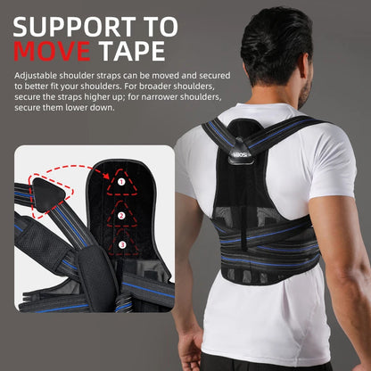 VBOSi Adjustable Back Support Posture Corrector for Men And Women