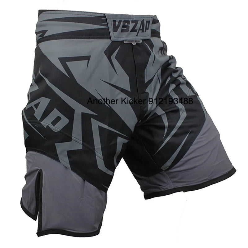 Vszap MMA BJJ Shorts Comprehensive Fighting Training Pants Men's Muay Thai No Gi Judo Jiu Jitsu Sports Boxing Grappling Shorts