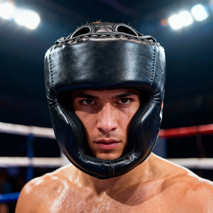 Professional Boxing Helmet for Men & Women - Full Face Protection, Ventilated, Adjustable Head Gear for Sparring and Training