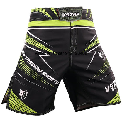 Vszap MMA BJJ Shorts Comprehensive Fighting Training Pants Men's Muay Thai No Gi Judo Jiu Jitsu Sports Boxing Grappling Shorts