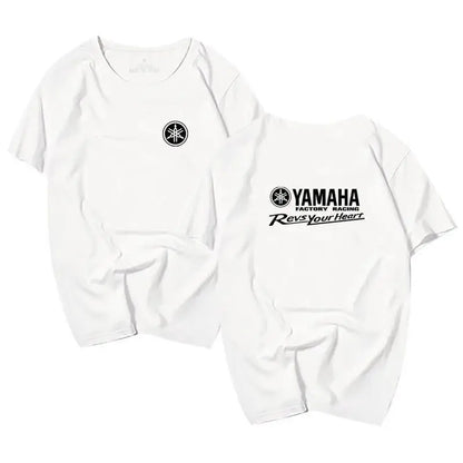 Yamaha Motorcycle Riding Clothing for Men and Women, Half-sleeved and Short-sleeved Summer T-shirts