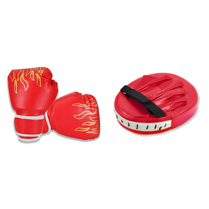 5-12 Years Kids Boxing Gloves for Boys and Girls Boxing Hand Kicking Pads Boxing Training Gloves Kids Sparring Punching Gloves