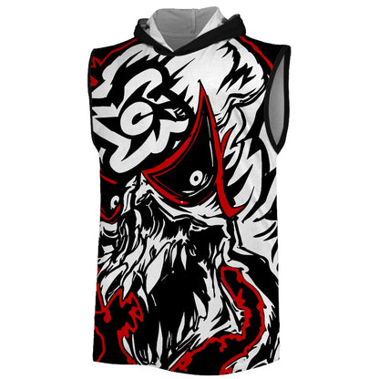 Men's Black Penta Penta's Gym Tank Top 3D Outdoor Sports Quick Dry Breathable Hooded Tank Street Casual Sleeveless Hoodie 2026