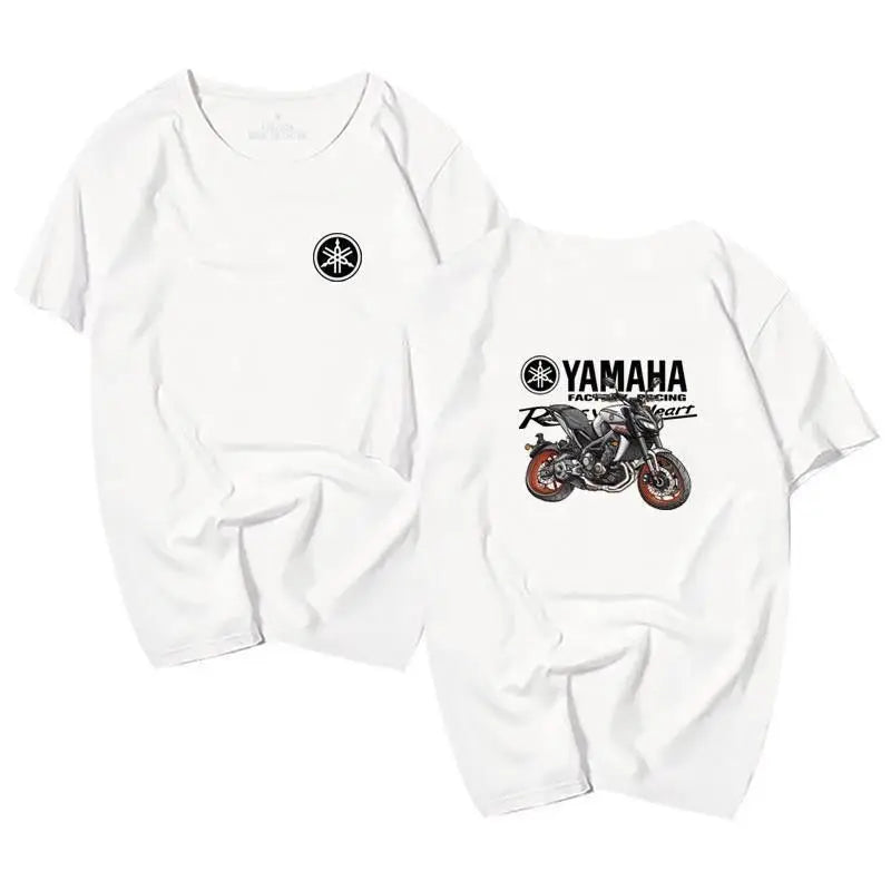 Yamaha Motorcycle Riding Clothing for Men and Women, Half-sleeved and Short-sleeved Summer T-shirts