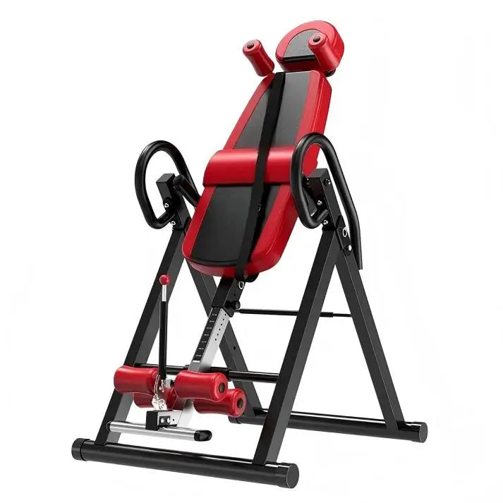 ONESTARSPORTS New Arrival Steel Square Tube Foldable Gym Trainer Inversion Table 200KG Capacity Waist Back Pain Relief Sports